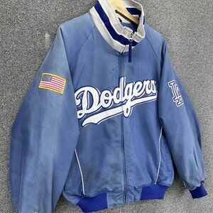 Vintage Majestic Los Angeles Dodgers Bomber Varsity Jacket